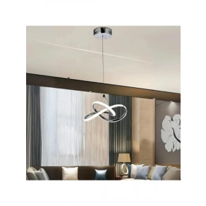 Tekli Krom Sarkıt LED Avize - 24W, Beyaz Işık