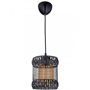 Tekli Siyah Metal Avize