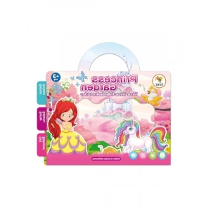 Tekrar Kullanılabilir Prenses Bahçesi Sticker Seti