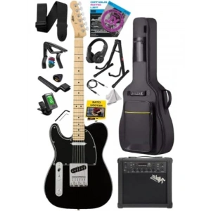 Tele Kasa Maple Klavye ile 25W Amfili Elektro Gitar