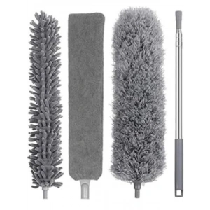 Teleskopik Mop Seti - 3lü Başlık ve Bükülebilir Özellik