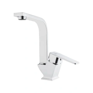 Tema Kare Slim Kuğu Lavabo Bataryası
