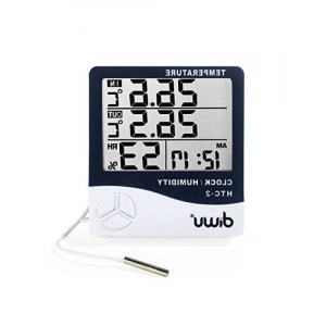 Termometre ve Nem Ölçer Saat Takvim