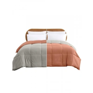 Ters Çevirilebilir Yorgan - King Boyut, Turuncu/Renkli