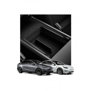 Tesla Model Y ve 3 İçin Kol Dayama Düzenleyici, Siyah