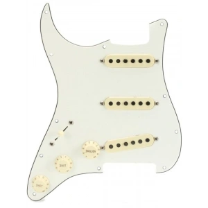 Tex-Mex Manyetiklerle Donatılmış Beyaz Pickguard