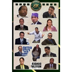 The Office Temalı 14 Adet Sticker Seti, Eğlenceli Tasarımlar