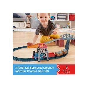 Thomas ve Arkadaşları 3ü 1 Arada Kargo Macerası Oyun Seti ve Motorlu Thomas, Okul Öncesi Çağdaki 3 Yaş ve Üzeri Çocuklar İçin Hgx64