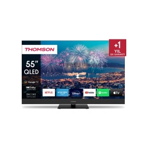 THOMSON 55QG6C14 55 139 Ekran Uydu Alıcılı 4K Ultra HD Google QLED Plus TV