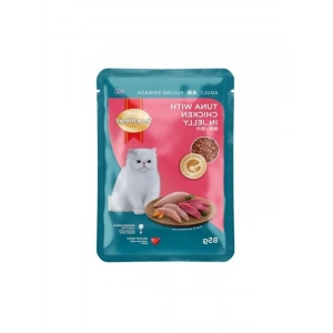 Ton ve Tavuk Jöleli Pouch, 85 gr