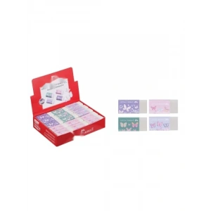 Toz Bırakmaz Kelebek Silgi, 30x Asorti