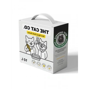 Tozsuz ve kokusuz kedi kumu, 10 litre, %100 doğal malzeme