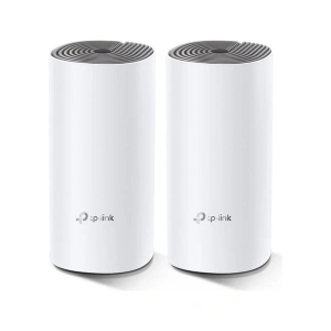 TP-Link Deco E4 (2-Pack) | Wi-Fi 5 Mesh Sistemi | AC1200 Mbps Hız | Fiber Uyumlu | Çift Bant | 100 Mbps Port | 100 Cihaz | 260 m² Kapsama | WPA3 | Mobil Uygulama ile Kolay Kurulum