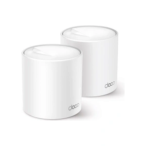TP-Link Deco X50 (2-Pack) | Wi-Fi 6 Mesh Sistemi | AX3000 Mbps Hız | Fiber Uyumlu | Çift Bant | Gigabit Port | 150 Cihaz | 460 m² Kapsama | WPA3 | Mobil Uygulama ile Kolay Kurulum