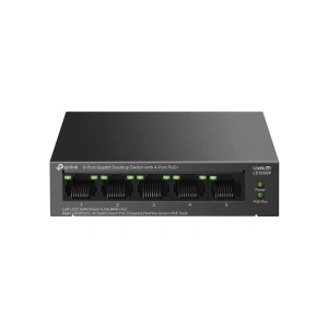 TP-Link LS105GP 4 Port Poe+ 10-100-1000 Mbps Switch Metal Kasa
