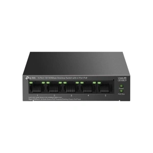 TP-Link LS105LP 4 Port Poe+ 10-100 Mbps Switch Metal Kasa