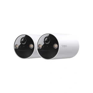 TP-Link Tapo C410(2-pack) | Bataryalı Güvenlik Kamerası | 2K 3MP QHD | Renkli Gece Görüşü | Solar Panel Destekli | IP65 Su Geçirmez | 110° Geniş Açılı | Işıklı ve Sesli Alarm | Yerel/Bulut Depolam