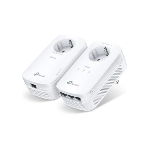 TP-Link TL-PA8033P KIT | Powerline Adaptör | Priz Soketli | AV1300 | Kolay Kurulum | 3 Gigabit Port | MU-MIMO | Beamforming | Stabil Bağlantı; Tak ve Çalıştır | Enerji Tasarrufu Modu