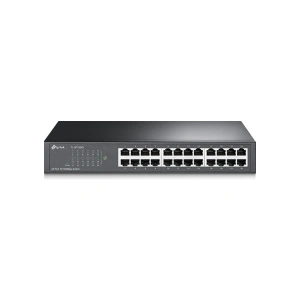 TP-Link TL-SF1024D 24 Port 10-100 Mbps Switch Çelik Kasa Rack Mount