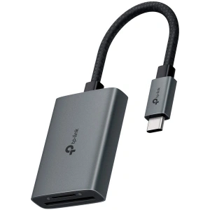 TP-Link UA430C | USB 3.0 Type-C SD & microSD Kart Okuyucu | 200MB/s UHS-I Hız | Çift Kart Okuma/Yazma | 2TB’a Kadar Destek | Tak & Kullan | Dayanıklı Alüminyum Kasa