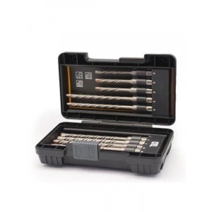 Tungsten Karbür SDS-Plus Beton Matkap Uç Seti, 10 Parça