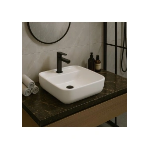 Turavit Porto Çanak Lavabo Batarya Delikli 40x40 cm PRT0711