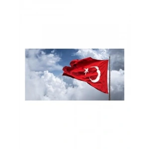 150 x 225 cm Ölçülerinde Türk Bayrağı, Kaliteli Kumaş