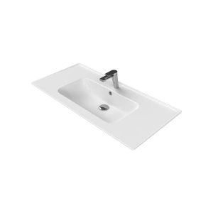 Turkuaz 100 x 47 cm Blue Etajerli Lavabo 042500-U