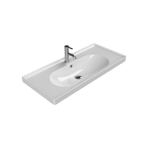 Turkuaz Cerastyle Arya 100CM Etajerli Lavabo