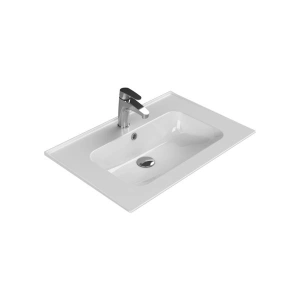 Turkuaz Cerastyle Turkuaz Blue Etajerli Lavabo 70*47 cm