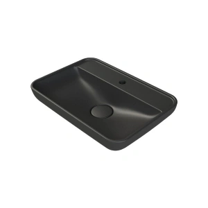 Turkuaz Mat Siyah Lal 60 cm Lavabo