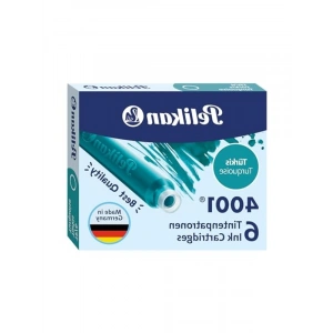 Turkuaz Renkli Dolmakalem Kartuşu, Yüksek Kalite ve Performans
