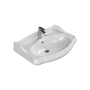 Turkuaz Seramik 1837 80 cm Etajerli Lavabo