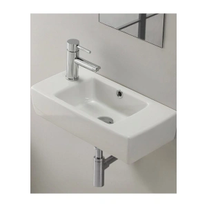 Turkuaz Seramik Cerastyle City Mini 25X50CM Lavabo ( Sol )