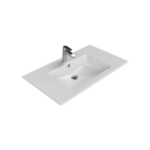 Turkuaz Seramik Ibiza 91 cm Etajerli Lavabo
