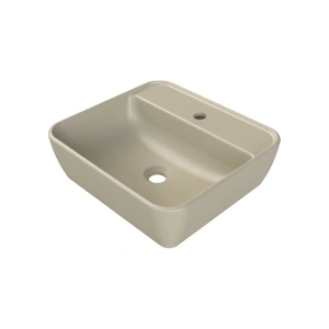 Turkuaz Seramik Mat Kapuçino One 46X42 cm Lavabo ( Batarya Delikli )