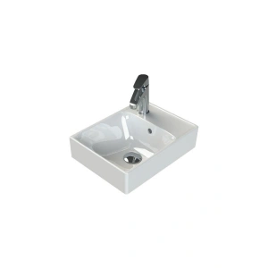 Turkuaz Seramik Sharp 40X30 cm Etajerli Lavabo