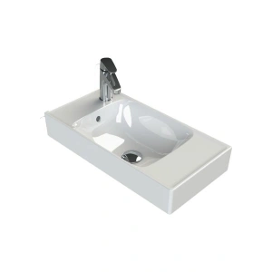 Turkuaz Seramik Sharp 60X30 cm Sol Delikli Lavabo