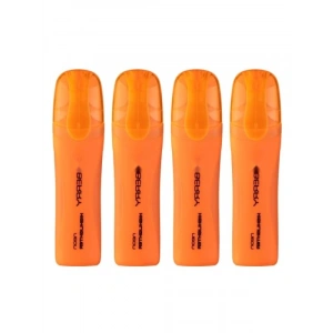 Turuncu Fosforlu Kalem Seti - 4lü