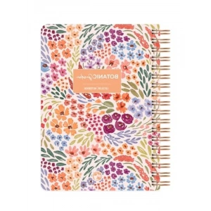 Turuncu Renkli Spiralli Defter 17x24 cm Çizgili