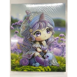 Tuval 5D Yapışan Boncuk Mozaik Tablo 24 * 30 cm SDC-08