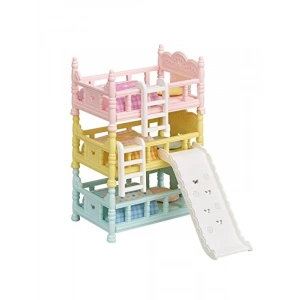 Üç Katlı Ranza Seti - Oyuncak Mobilya