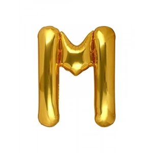UcuzlukEvi 34 Inç Gold M Harfi Folyo Balon