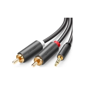 UGREEN 3.5 mm AUX RCA Ses Kablosu, 5 m, 10513