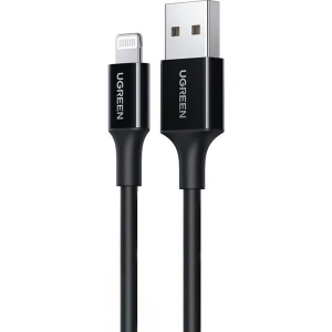 UGREEN Lightning - USB-A MFi Sertifikalı İphone Hızlı Şarj Kablosu, 1 m, Siyah, 80822