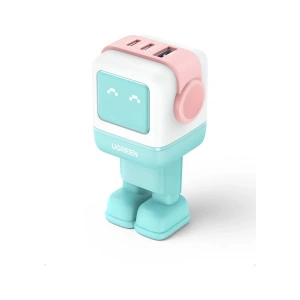 Ugreen Nexode Uno 65W Robot Gan Hızlı Şarj Cihazı 2xusb-C, 1xusb-A, Renkli - 35855