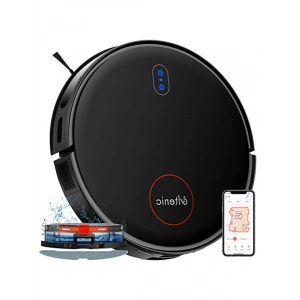 Ultenic D6s Robot Vacuum Cleaner, Vibration Mopping, 3000Pa Strong Suction, Super Slim, APP Control, Ideal for Pet Hair, Hard Floors and Carpets