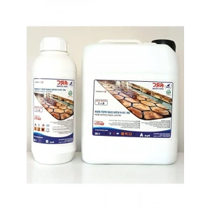 Ultra Şeffaf Döküm Tipi Parlak Epoksi Reçine, 5 kg Set