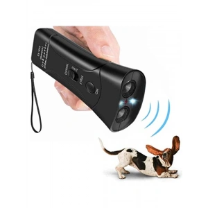 Ultrasonik Köpek Eğitmeni Cihazı, Elektronik Caydırıcı, Siyah