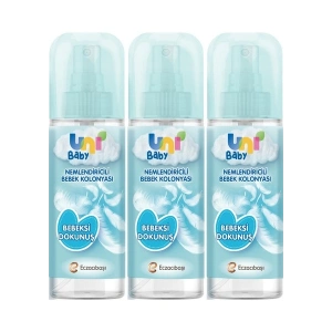 Uni Baby Bebek Kolonyası Bebeksi Dokunuş 150 ml 3lü